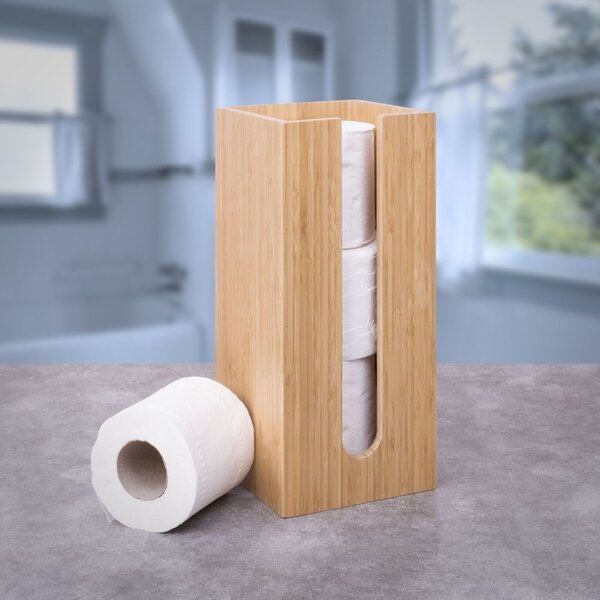 REA - Suport hârtie igienică din bambus Tutumi Bamboo, 390230, HOM-07502