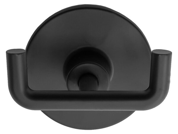 Rea Tutumi, suport pentru prosoape cu 2 cârlige, 322202, negru mat, REA-77015