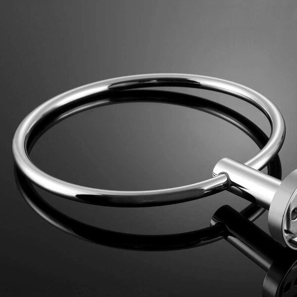 Suport pentru prosoape cu inel rotund, Rea Mist 05, cromat, REA-80027