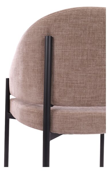 Scaun de dining Lugano taupe