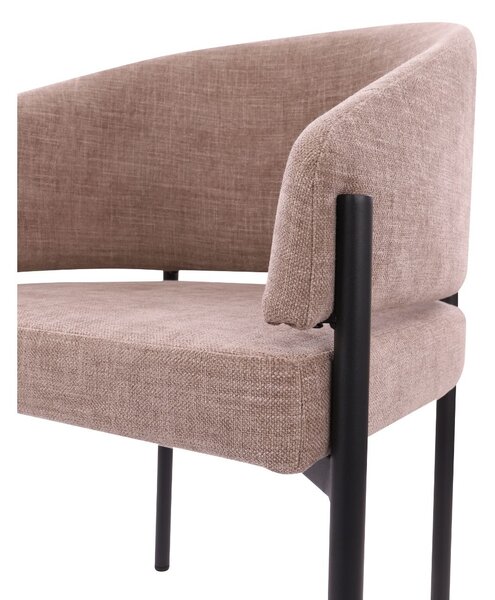 Scaun de dining Lugano taupe