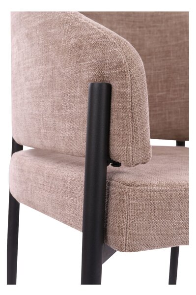 Scaun de dining Lugano taupe