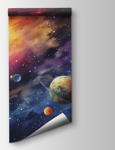 Fototapet Planete pe cer cu planete, Fototapet spațiu cosmic, Fototapet populare, w01798 - Tapeko.ro