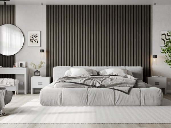 Mexen Lam-B, lamele acustice de perete 275 × 30 cm, placă HDF 4 mm, furnir tehnic, stejar onix, S100-275307-3015-010