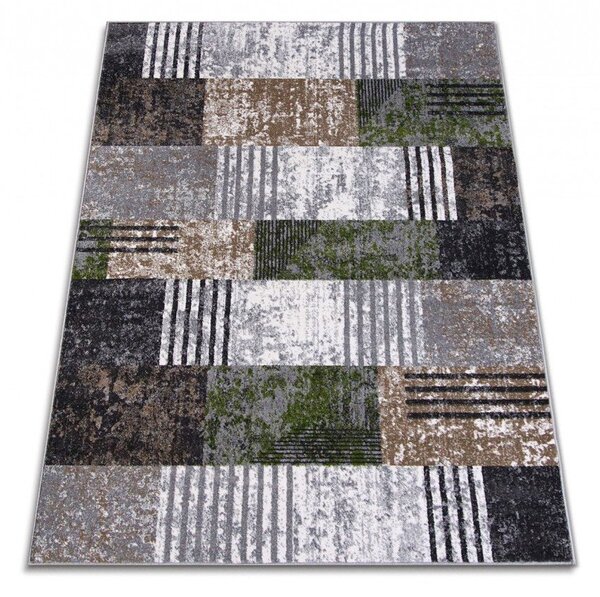 Covor Living Dormitor, Model Kolibri 11583 GB92, Gri Maro Verde Dreptunghi, 200x300
