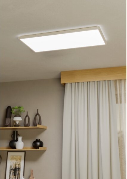 Plafonieră LED de exterior Eglo 901453 ROVITO 17,2W/230V 30x57 cm IP44 alb