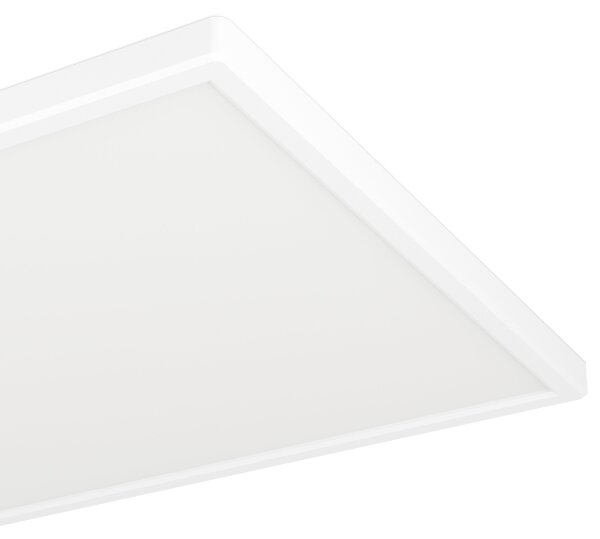 Plafonieră LED de exterior Eglo 901453 ROVITO 17,2W/230V 30x57 cm IP44 alb