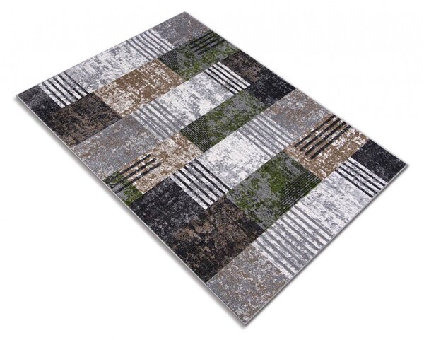 Covor Living Dormitor, Model Kolibri 11583 GB92, Gri Maro Verde Dreptunghi, 200x300