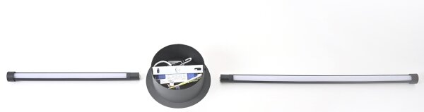 Aplică LED Brilagi LUGO DUE LED/9W/230V negru