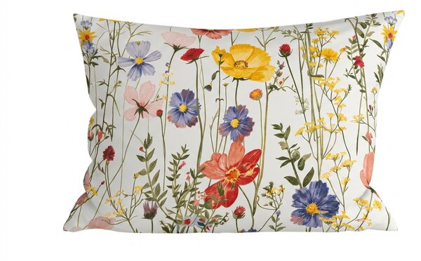 Husa pentru perna din microfibra WILDFLOWERS 50x70 cm, colorata