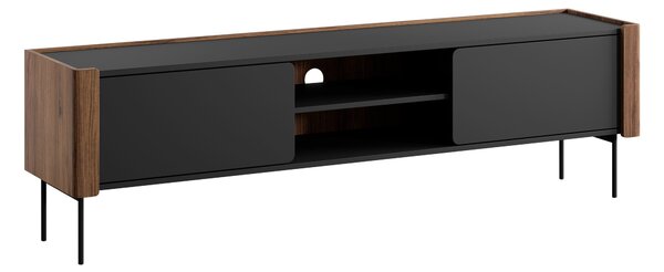 Comodă TV ArcasNuc, Negru, 18x5x4cm