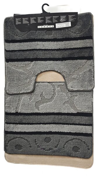 Set Covorase Baie 3 piese - Antiderapante 60x100cm