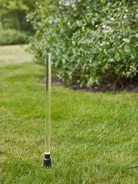 Markslöjd 107719 - Lampă LED de exterior GARDEN24 LED/3W/24V 66 cm IP44 negru/transparent