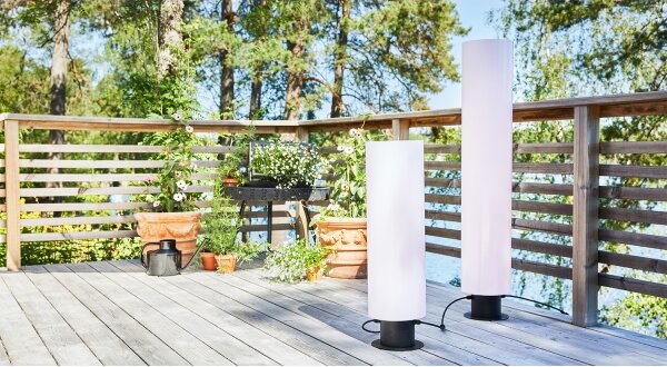 Markslöjd 107985 - Lampă LED de exterior GARDEN24 LED/12W/24V 70 cm IP44 negru