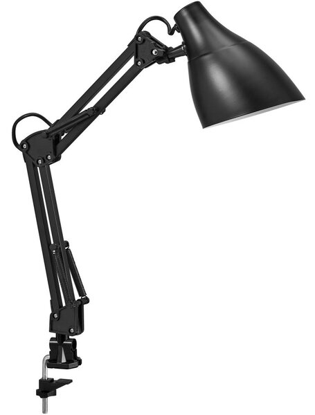 Ledvance - Lampă de birou cu clemă OFFICE LINE 1xE27/11W/230V neagră