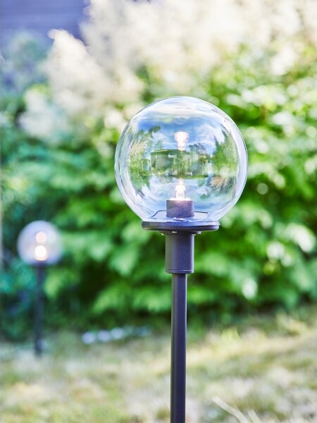 Markslöjd 107283 - Lampă LED de exterior GARDEN24 LED/3W/24V 81 cm IP44 negru/transparent