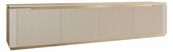 Comodă TV Comfivo OvitasAuriu, Bej, 22x5x4cm