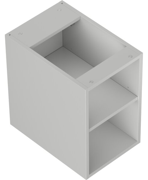 Mexen Box-A, dulap deschis cu raft 30 cm, gri mat, 91AX2-0300-470-0-62