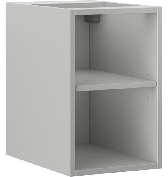Mexen Box-A, dulap deschis cu raft 30 cm, gri mat, 91AX2-0300-470-0-62