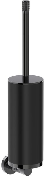 Mexen Triv, perie de toaletă montată pe perete, negru mat / crom negru, 70A33071-73B