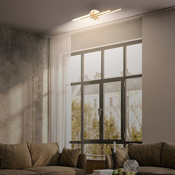 Brilo - Plafonieră LED TINKA, 21W, 230V, 3000K, cupru