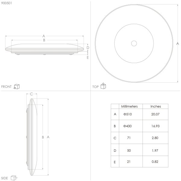 Plafonieră LED NIEVES LED/30,8W/230V Eglo 900501