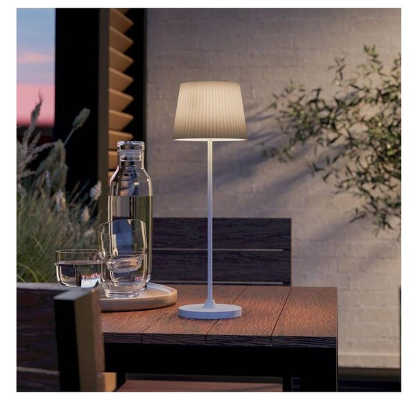 Eglo 75933 - Lampă de birou reîncărcabilă cu LED și dimmer LEONERO, 3,8 W / 5 V / 2000 mAh, alb/verde