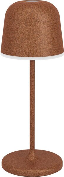 Eglo 901879 - Lampă de masă MANNERA-S LED, cu dimmer, pentru exterior, reîncărcabilă, LED 1,8 W / 5 V, IP54, maro