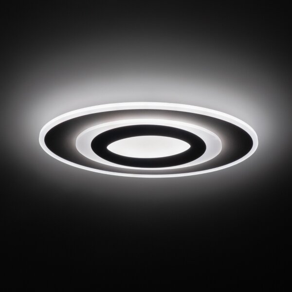 Brilagi - Plafonieră LED dimabilă MODERN, 45W, 230V, 3000-6000K, cu telecomandă