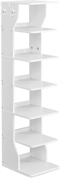 Pantofar, Vasagle, Alb, 26.4x30x110.4 cm