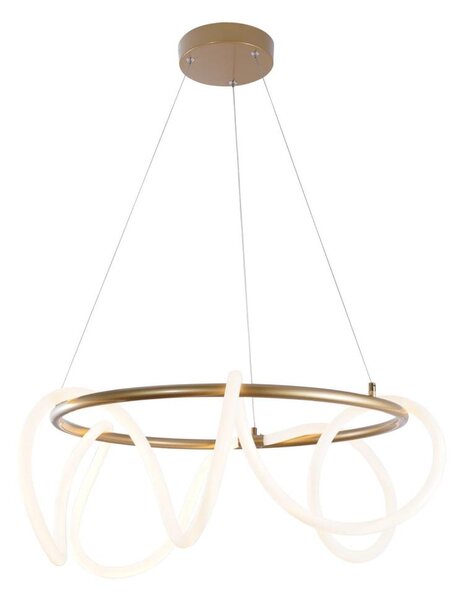 Lustră LED pe cablu Zuma Line 20006PL-GD BALBO LED/58W/230V 3000/4000/6000K