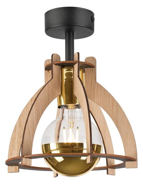 Lustră aplicată LANDO 1xE27/15W/230V stejar