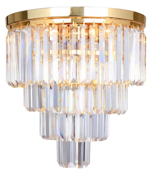 Plafonieră de cristal AMEDEO 5xE14/40W/230V Zuma Line FC17106/4+1 -GLD