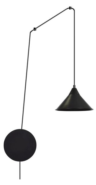 Lustră pe cablu ABRAMO 1xE27/15W/230V negru