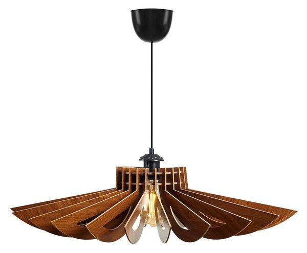 Lustră pe cablu 1xE27/60W/230V maro d. 52 cm