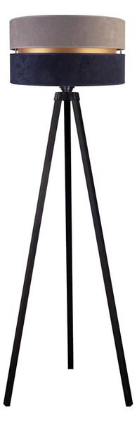 Lampadar Duolla DUO 1xE27/60W/230V d. 44 cm gri/albastru/wenge