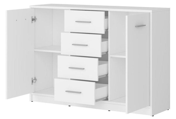 Comodă Nepo Plus 6 (alb) . 1098295