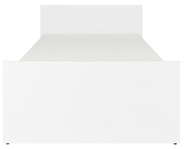 Pat de o persoană 90 cm Nepo Plus 11 (alb) . 1098319