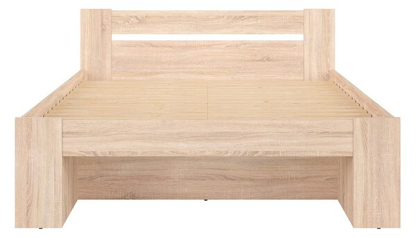 Pat matrimonial 160 cm Nepo Plus 14 (Stejar sonoma) (fără somieră) . 1098330