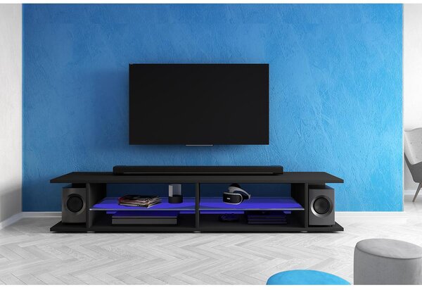 Masă TV Monty 180 (cu iluminat) (negru). Promo -18%. 1098624