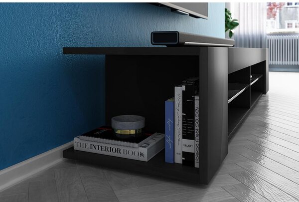 Masă TV Monty 180 (cu iluminat) (negru). Promo -18%. 1098624