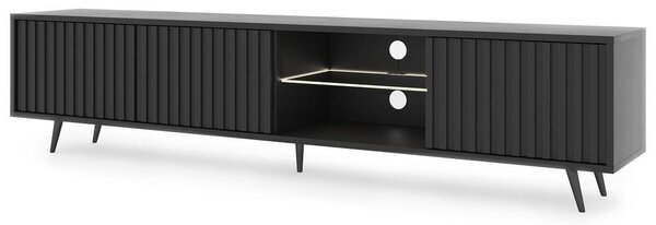 Masă TV Biel 175 (cu iluminat) (negru). Promo -22%. 1098825