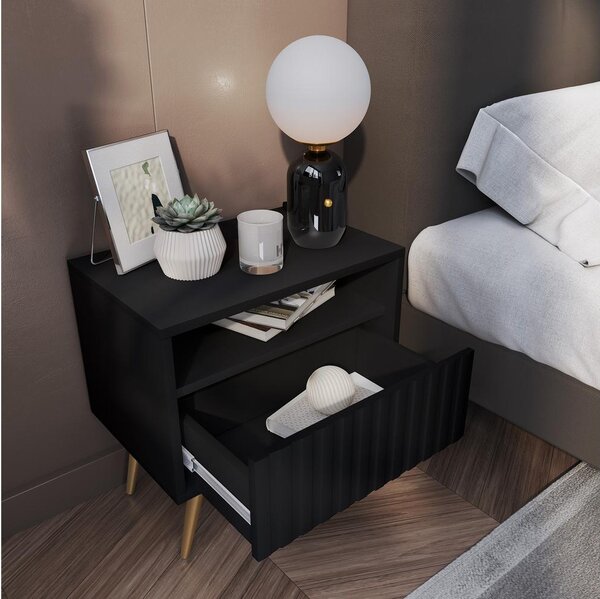 Noptieră Biel B3 (negru + auriu). Promo -21%. 1098852