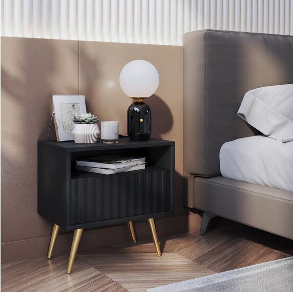 Noptieră Biel B3 (negru + auriu). Promo -21%. 1098852