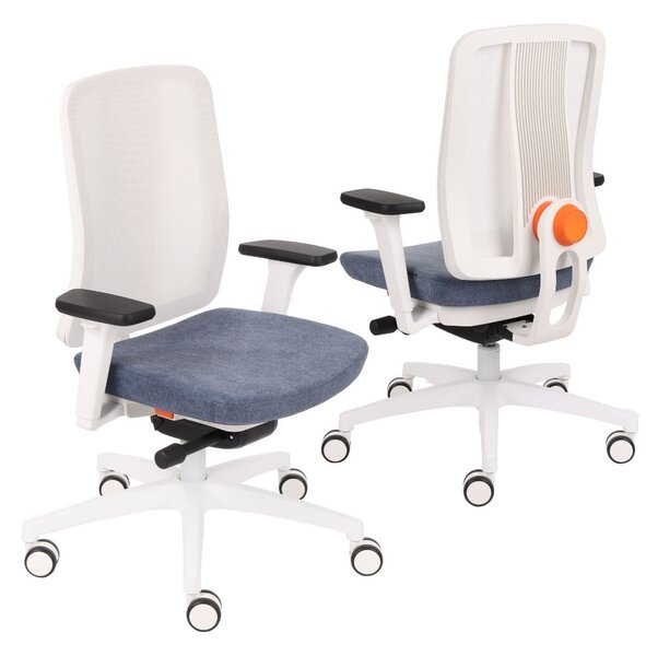 Scaun de birou pentru copii ErgoJunior WS White