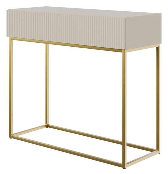 Măsuță consolă Vertigo V4 (gri bej + auriu). Promo -18%. 1098999