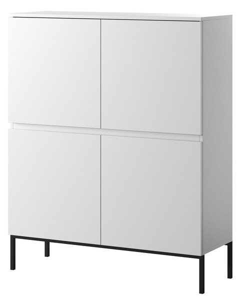 Dulap Bennasi B1 (alb + negru). Promo -16%. 1099105