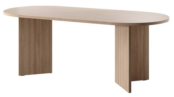 Masă de sufragerie Olivo (pentru 8 și mai multe persoane) (stejar lindberg). Promo -14%. 1099118