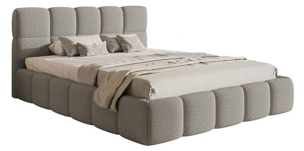 Pat matrimonial 180 cm Cirsten 180B (cu somieră) (Gri). Promo -16%. 1099489