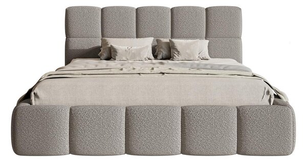 Pat matrimonial 180 cm Cirsten 180B (cu somieră) (Gri). Promo -16%. 1099489